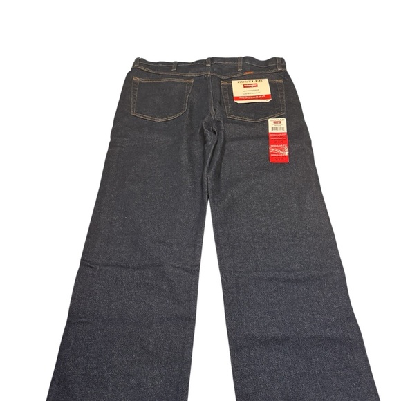 NEW-Wrangler Rustler Blue Straight Denim Jeans. Multiple Sizes - Picture 9 of 11